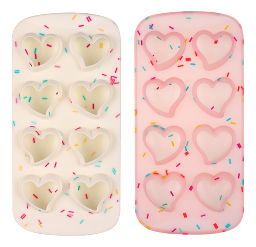 Molde For Bandeja De Hielo En Forma De Corazón (efecto Cara