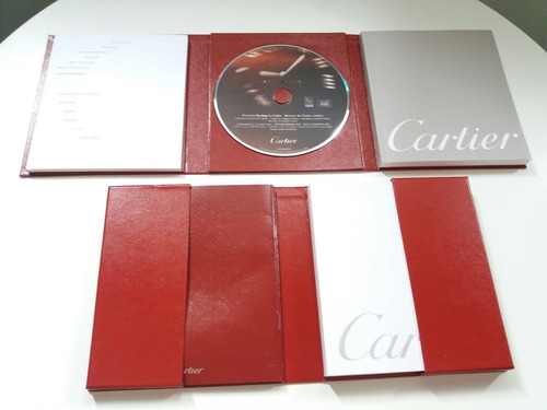 Certificado Livro Manual Relogio Cartier Original Sara Joias