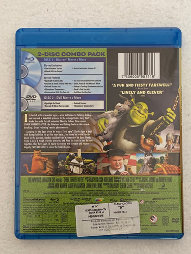 Blu Ray Shrek Para Siempre Capitulo Final Shrektacular (Usado)