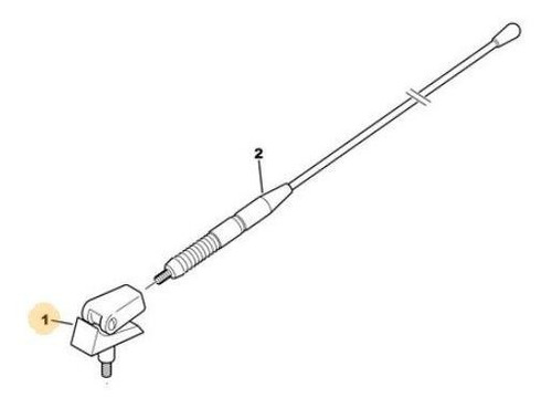 Base Antena Peugeot Partner 1.4