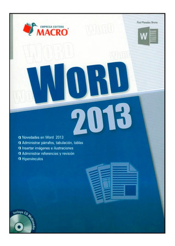 Word 2013 C/cd Paredes Poul