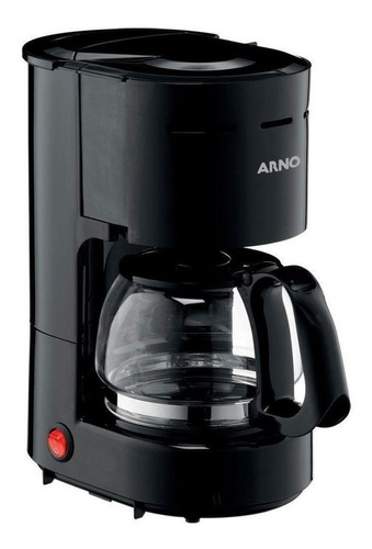 Cafeteira Arno CAFP semi automática preta de filtro 110V