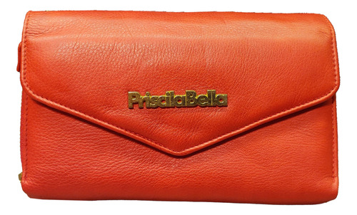 Billetera Priscilabella Rojo / Excelente Estado / 20x3x12