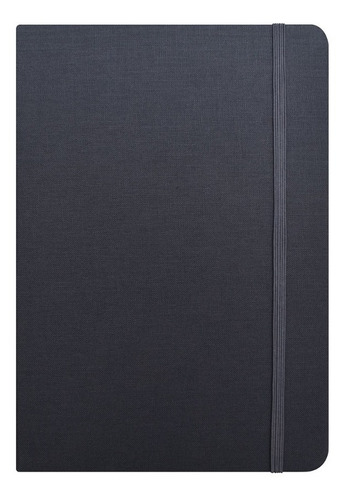 Libreta Moustachine Classic Lino Gris Mediano A5