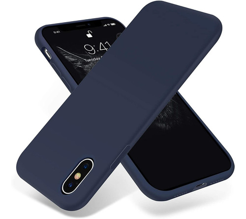 Funda Para iPhone X/iPhone XS 5,8 2018 (azul Medianoche)