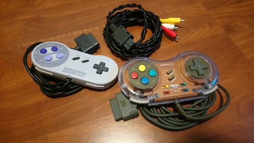 Controle Super Nintendo Original - Controle Turbo - Cabo Av