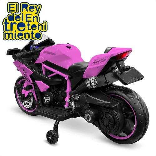 Imagen 3 de 7 de Moto A Batería Con Ruedas Luces Música Y Usb El Rey