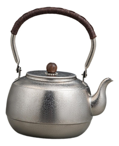 Chaleira De Acampamento Pote Água Portátil 1500ml De Prata
