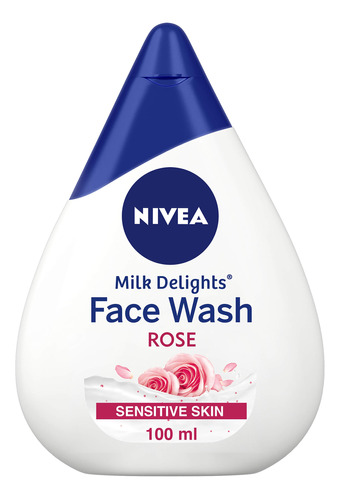 Nivea Lavado Facial, Leche Delights Cuidado De Rosewater (p.