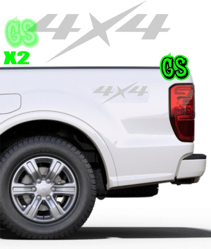 Emblema Adhesivo Pickup Chevrolet Dmax Sticker 4x4 15-19
