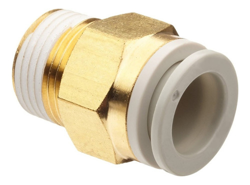 Conector Neumático Rápido Rosca Rc 1/2 Manguera 10mm Kq2h10