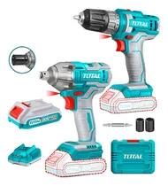 Comprar Combo Taladro Inal 20v + Llave De Impacto 20v Super Total