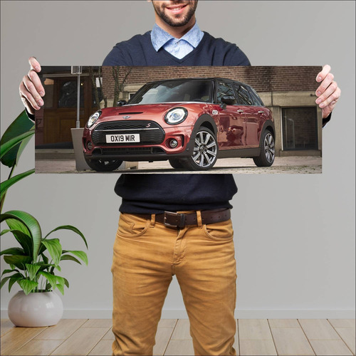 Cuadro 30x80cm Auto 2019 Mini Cooper S Clubman 9 350