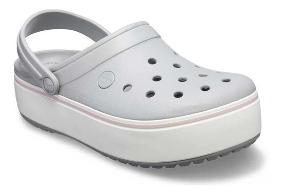 Crocs Plataforma Gris | MercadoLibre ?