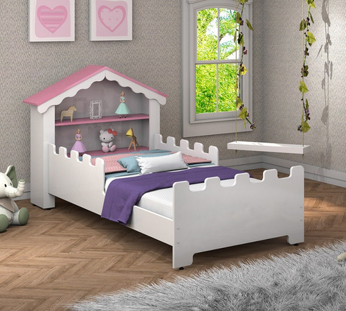 Mini Cama E Colchão Magia Casinha De Boneca Juvenil Infantil