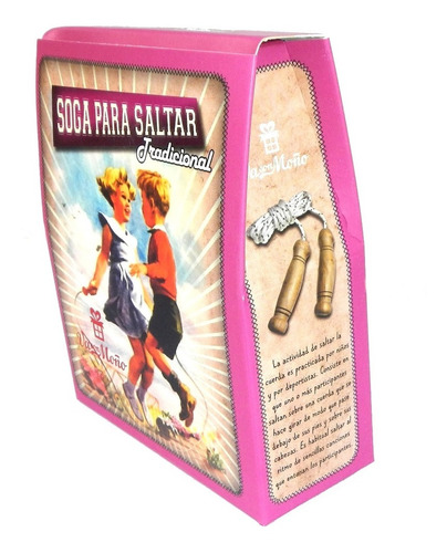 Imagen 7 de 8 de Soga Para Saltar Clasica En Madera P/ Niños O Adultos Retro