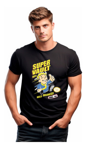 Playera Super Vault Boy Fallout