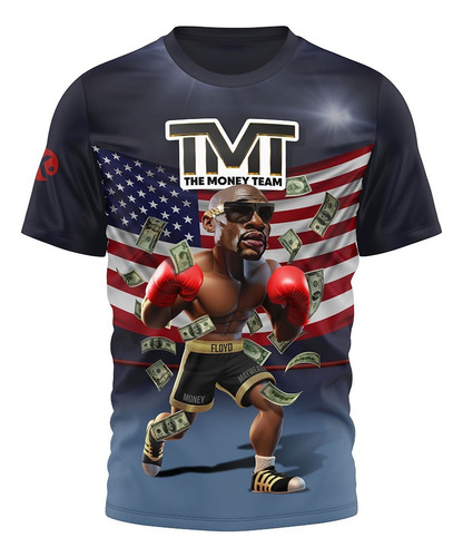 Remera Kapho Boxeo Tmt The Money Team Entrenamiento Adultos