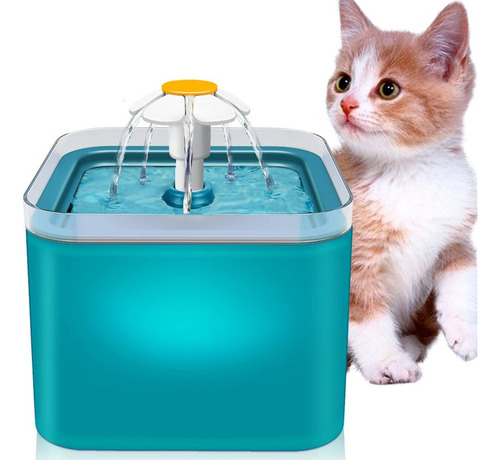 Bebedero Eléctrico Para Perros Y Gatos - 2.0l