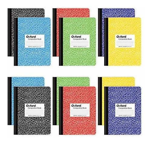 Cuadernos Para Colegio Rayas Anchas Paquete 12pcs 100 Hojas