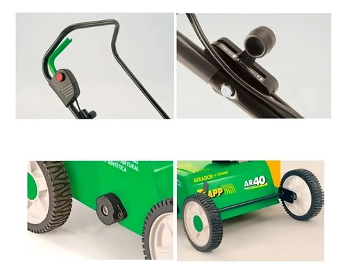 Aerador escarificador de gramado Trapp Brigg Stratton Grass