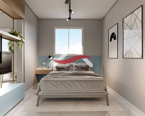 Imagem 10 de 12 de Biarritz - Const. Planeta, Apartamento 53 M², 1 Dormitório, Living, Cozinha Americana, Varanda Gourmet, Coworking, Spa, Lazer Total, 1 Vaga, Campolim - Ap00189 - 70032585