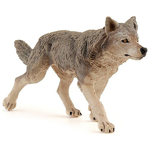 Papo Wild Animal Kingdom Figure Gray Wolf