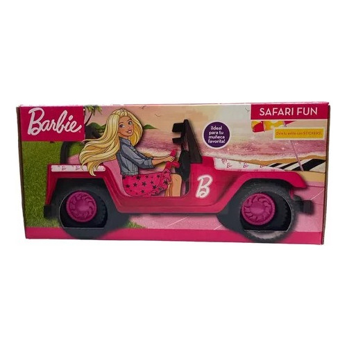 Imagen 1 de 4 de Barbie Jeep Safari Fun Playking