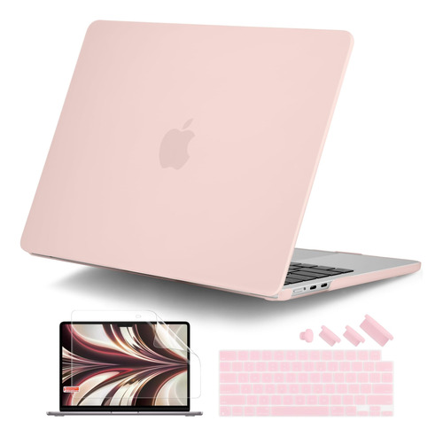 Funda Dongke Para Macbook Air 13 M2 + C/teclado Pink