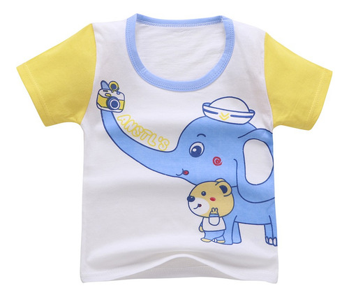 Conjunto De Camisa Y Pantalones De Manga Corta Para Niños Y
