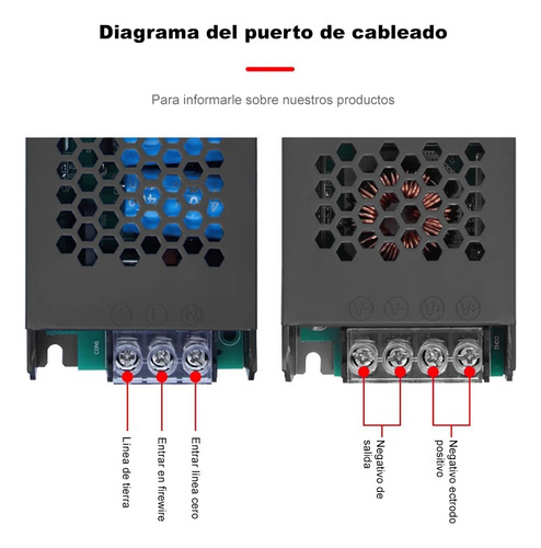 Fuente 12v 100w Poder Alimentación Conmutada Interior