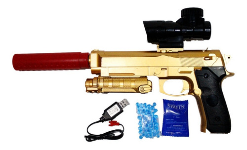 Pistola De Hidrogel Automática Tipo ¡gotcha! 3 Colores