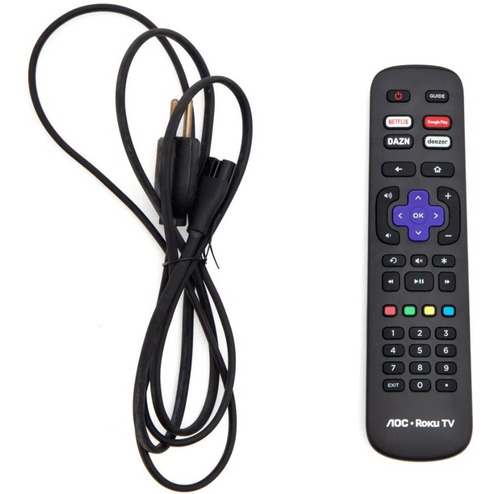 Imagem 4 de 4 de Smart Tv Led 43 Aoc 43s5195, Roku, Wi-fi, 3 Hdmi, Usb