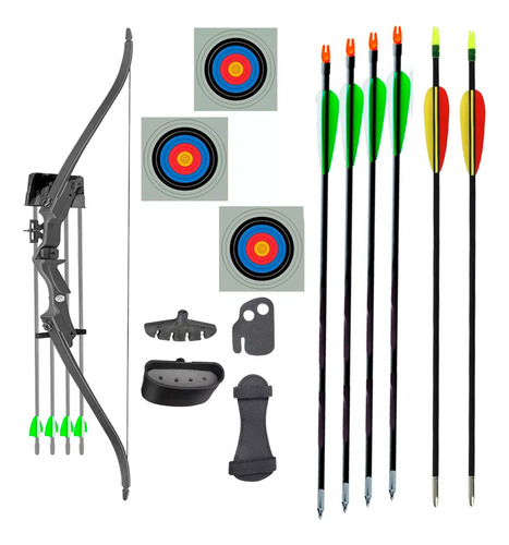 Arco Recurvo Vixion Alligator 21 Lbs Black