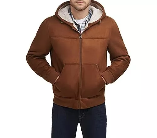 Chaqueta Clásica Cuero Graso 100% Legitimo Cazadora Hombre