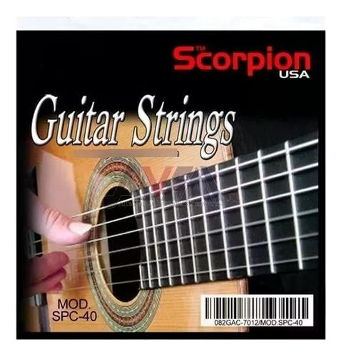 Cuerdas De Guitarra Clasica Spc-40 Scorpion