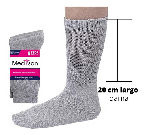Calcetín 12 Pares Pie Diabético Extra Grande 28-32 Cm D Pie