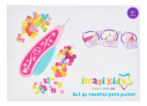 Set De Cuentas Para Peinar Kidz