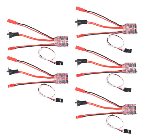 Motor Esc Cepillado De 30 A, 5 Piezas, Interfaz Jst De Doble