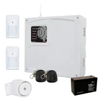 Comprar Kit Alarma Domiciliaria-2 Sensor-controles-sirena Y Batería 