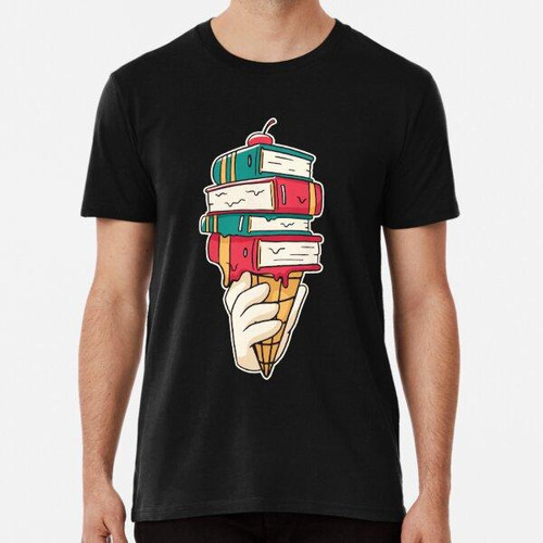 Remera Ice Cream Made By Books With Cherry On Top Algodon Pr