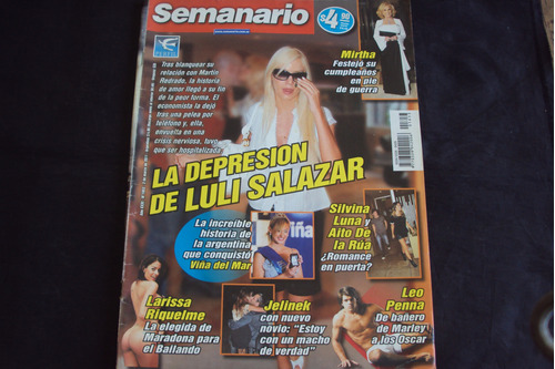 Revista Semanario # 1653 - La Depresion De Luli Salazar