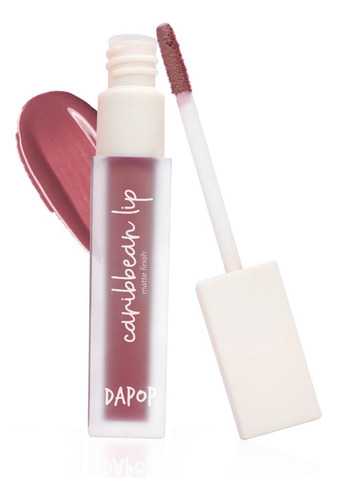 Labial Caribbean Lip Spice Alta Pigmentacion Efecto Mate Color Marrón