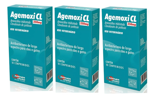 Kit 3 Unidades - Agemoxi 250mg