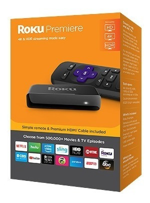 Roku Premiere 4k Uhd Video Streaming Player Nuevo Sellado