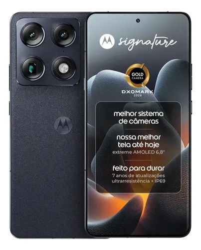 Smartphone Motorola Signature 5g - 512gb 24gb (12gb Ram + 12gb Ra...