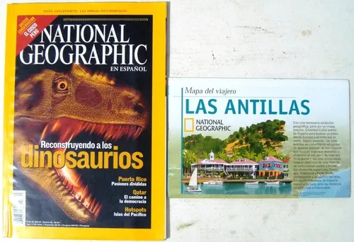 Mapa Nat Geo Antillas Cuba Caribe Indias Occidentales Islas (Usado)