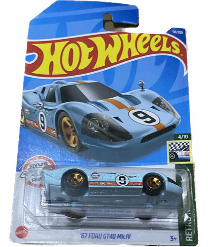 Hot Wheels 67 Ford Gt40 Mk.iv Gulf