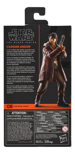 Figura De Acción Star Wars The Black Series Cassian Andor Cd