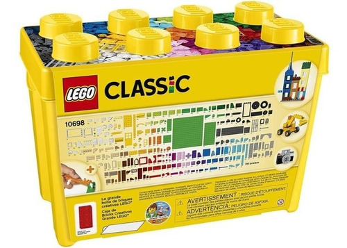 Set de construcción Lego Classic Large creative brick box 790 piezas en caja